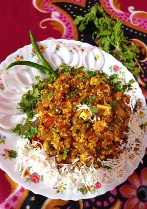 A picture of Paneer Bhurji.