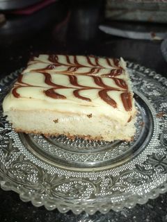 صورة لوصفة بسبوسة بالكريمة