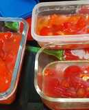 Pimientos rojos asados