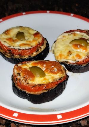 Una foto de Pizzetas de Berenjenas