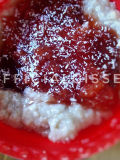 Una foto de Postre dulce de avena con manzana