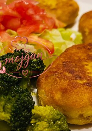 عکسی از دستور کتلت سیبزمینی و گوشت چرخکرده خاص ، رژیمی و سالم