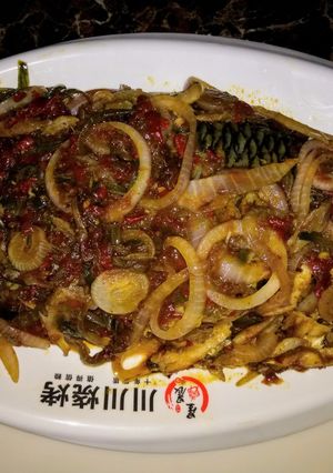 A picture of Grilled fish🐟.