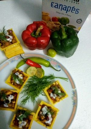 A picture of Quick bite canapes.