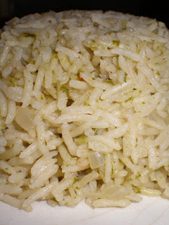 Una foto de Arroz con cilantro