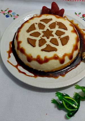 Una foto de Flan de queso mascarpone