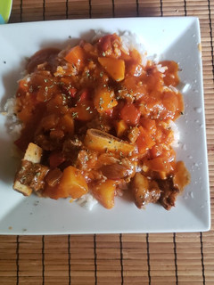 Una foto de Guisito de arroz