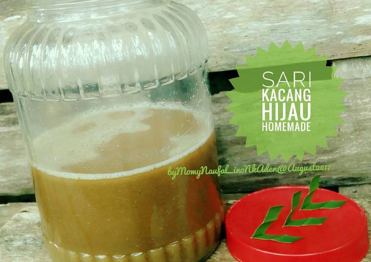 Cara Gampang Menyiapkan Sari kacang hijau homemade rasa kemasan Anti Gagal