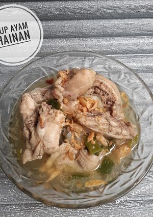 Foto resep Sup Ayam Hainan