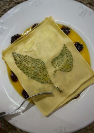 Una foto de Ravioli aperto