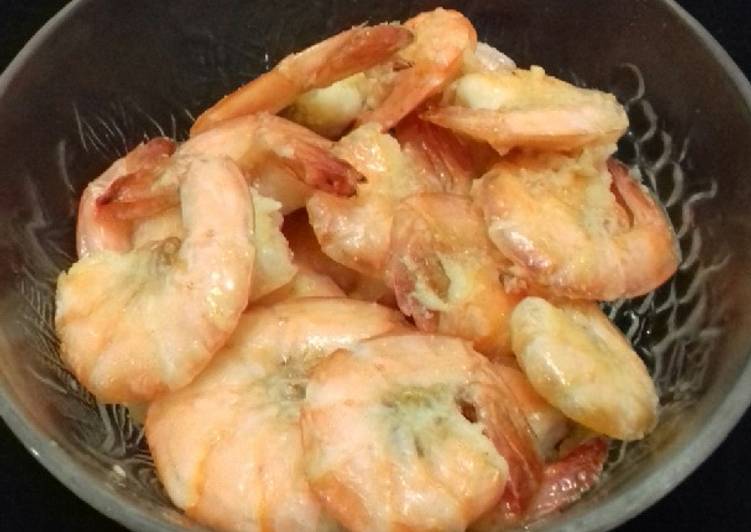 Resep Garlic prawn / udang goreng bawang putih, Bikin Ngiler