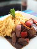 Tallarines a la Huancayna con Lomo👍🇵🇪