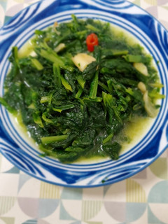 蒜炒A菜 的食譜成品照片