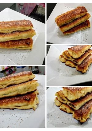 A picture of Nutella French Toast.