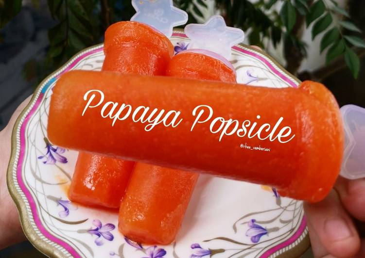 Papaya Popsicle