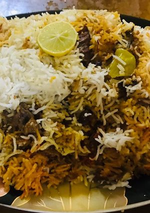 A picture of Eid Special Beef Biryani.