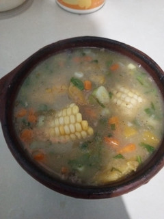 Una foto de Sopa de tostones