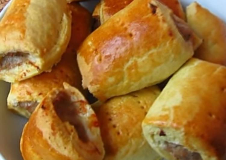 Steps to Make Perfect Nigerian Sausage rolls