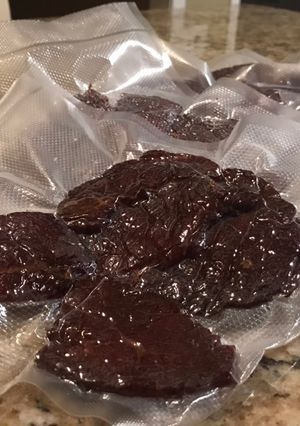 A picture of Sweet heat smoked jerky.