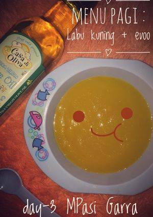 Foto resep MPasi 6+ Labu Kuning+Evoo