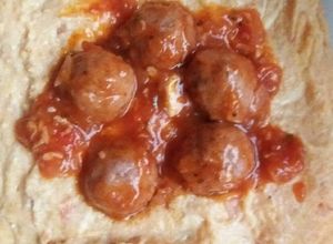 Una foto de Albóndigas con tuco y polenta(o con lo que quieras acompañarlas)