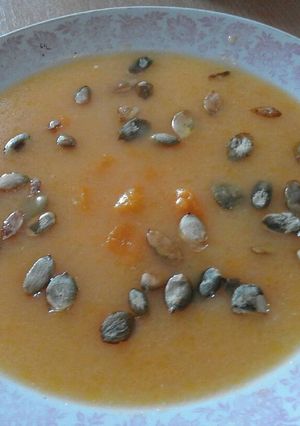 Sütőtökleves recept fotója