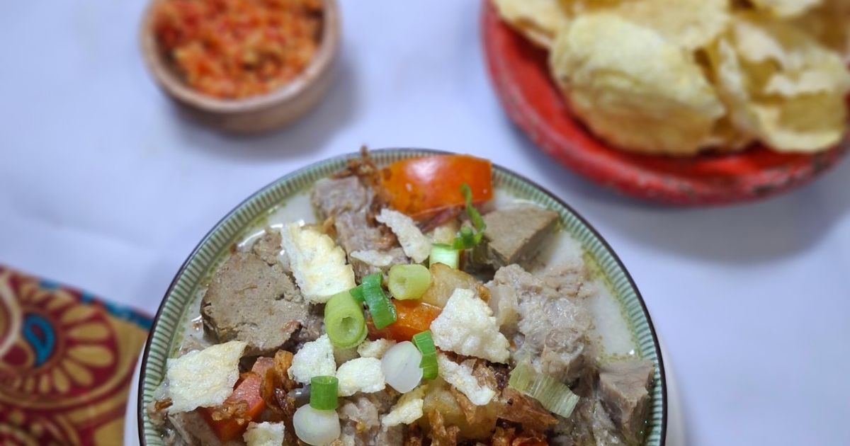 Soto Betawi Asli Daging Sapi (Kuah Santan+Susu)