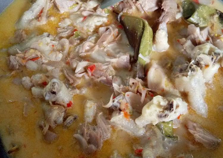 Nangka muda masak santan kaki ayam