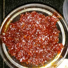 A picture of Nimbu instant meethi chutney.