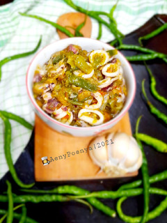 Foto resep Cumi basah lado mudo (cabe hijau)