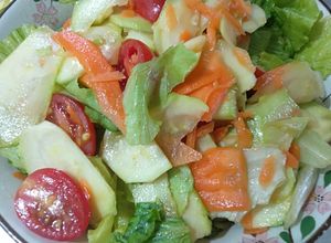 Foto resep Zucchini Salad with Asian Dressing