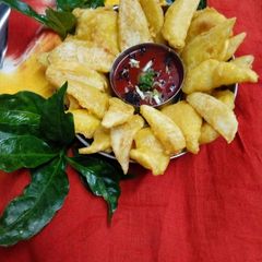 A picture of Potatoes wadges.