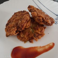Cabbage pakoda A picture of Cabbage pakoda.