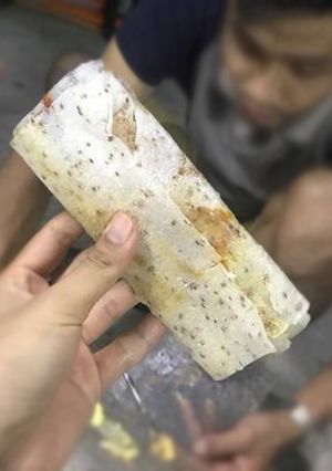 Hình của món Bánh tráng nướng Bình Thuận.