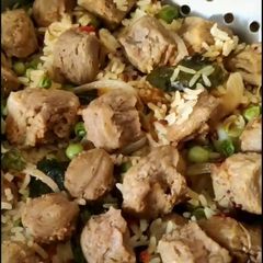 A picture of Soybean pulav.