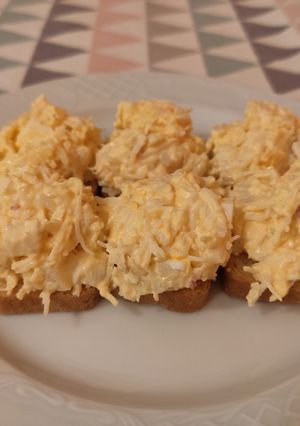 Una foto de Canapés de marisco