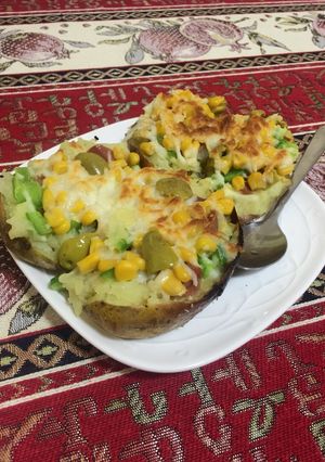 صورة لوصفة بطاطا الكومبير
