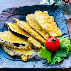 Curry Eggplant Tempura A picture of Curry Eggplant Tempura.