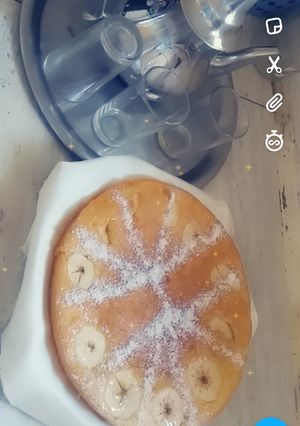 صورة لوصفة كيك تفاح اقتصادي يومي
