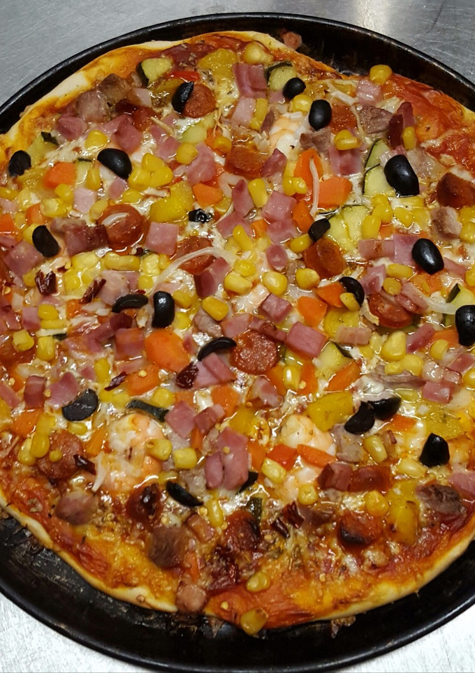 Una foto de Pizza en Thermomix 