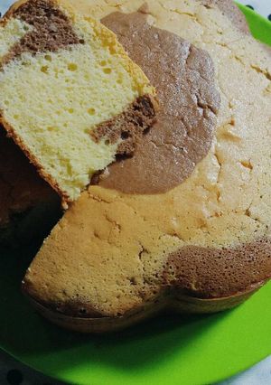 Foto resep Marmer Cake Simpel, Lembut