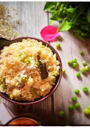 A picture of Peas upma.