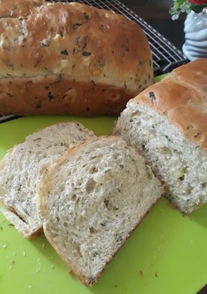 Foto resep Roti bayam keju/spinach cheese bread