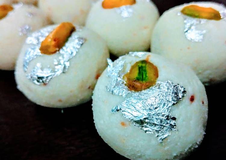 Recipe of Quick Halwaistyle paneer mithai