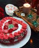 Valentines gift cake