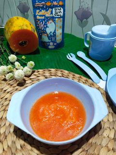 Foto resep Snack MPASI Pure pepaya