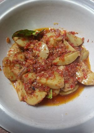 Foto resep Jengkol pedas daun jeruk