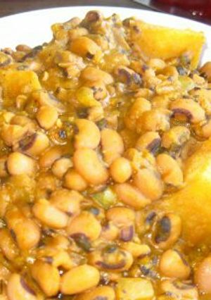 A picture of Nigerian beans porridge.
