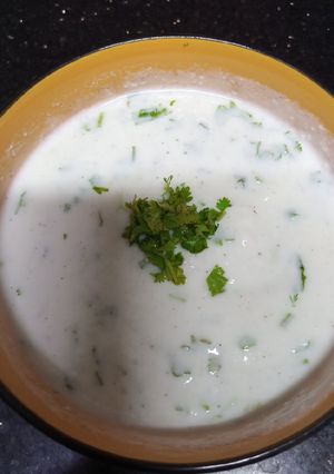 A picture of Yoghurt Dip/Raita.