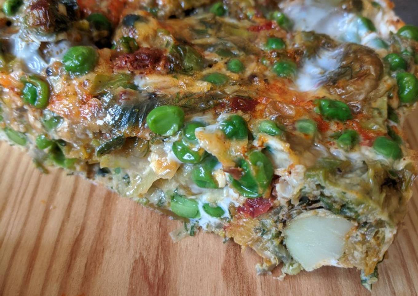 Fridge forage frittata